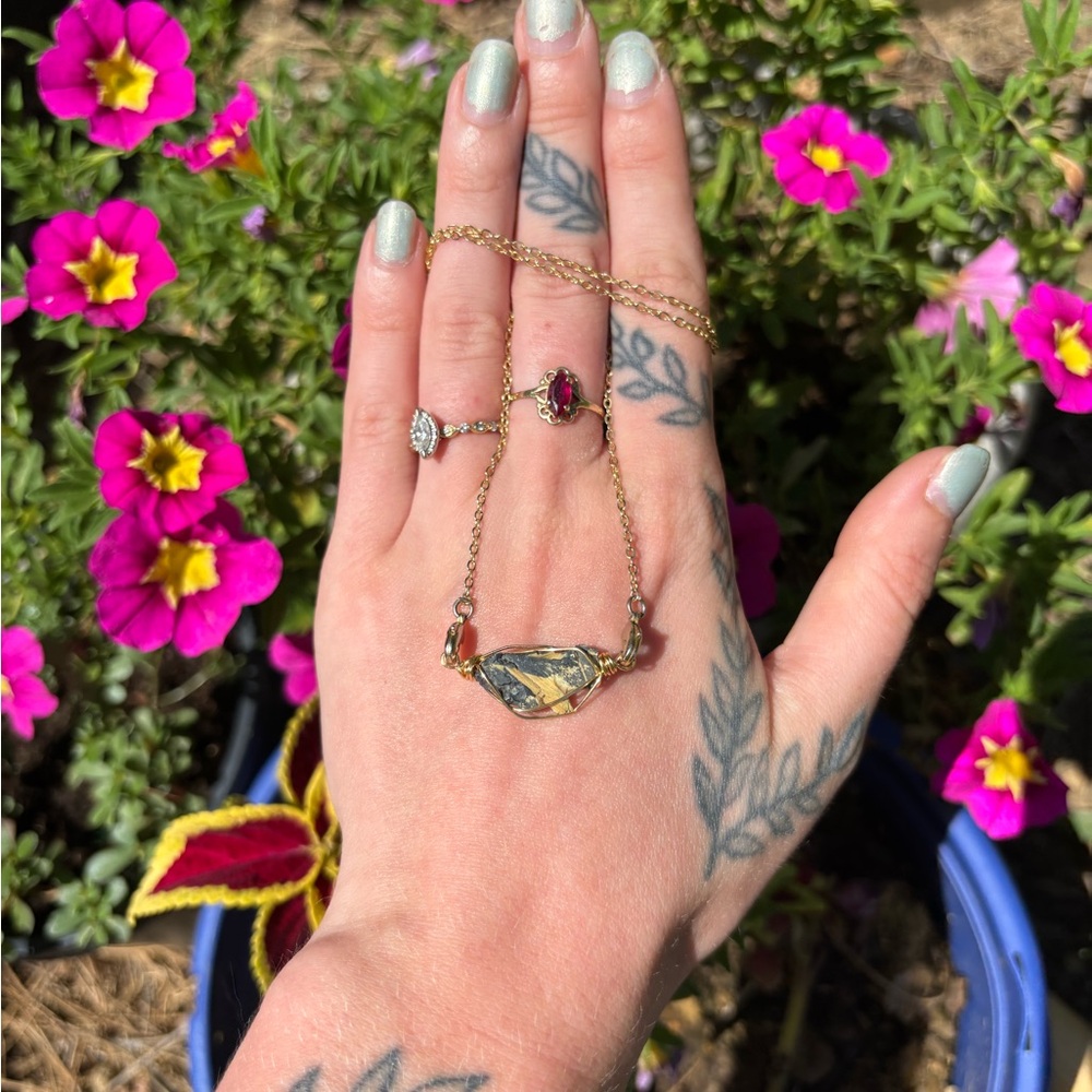 Rutile Hematite Mini Interchangeable Necklace - image 3